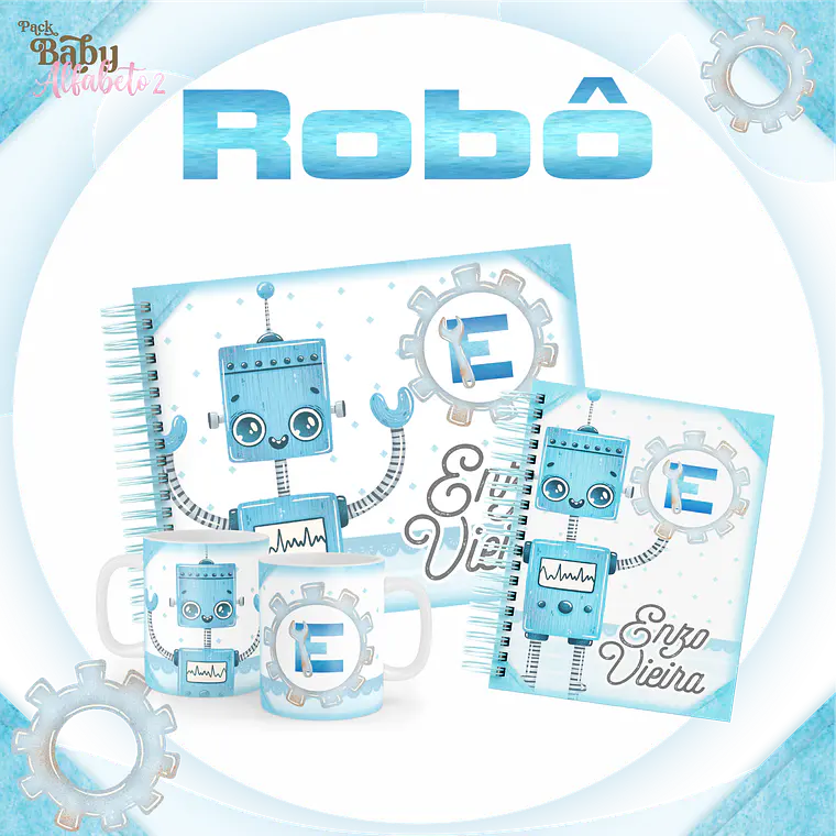 Arquivo Encadernação Baby Robô 1