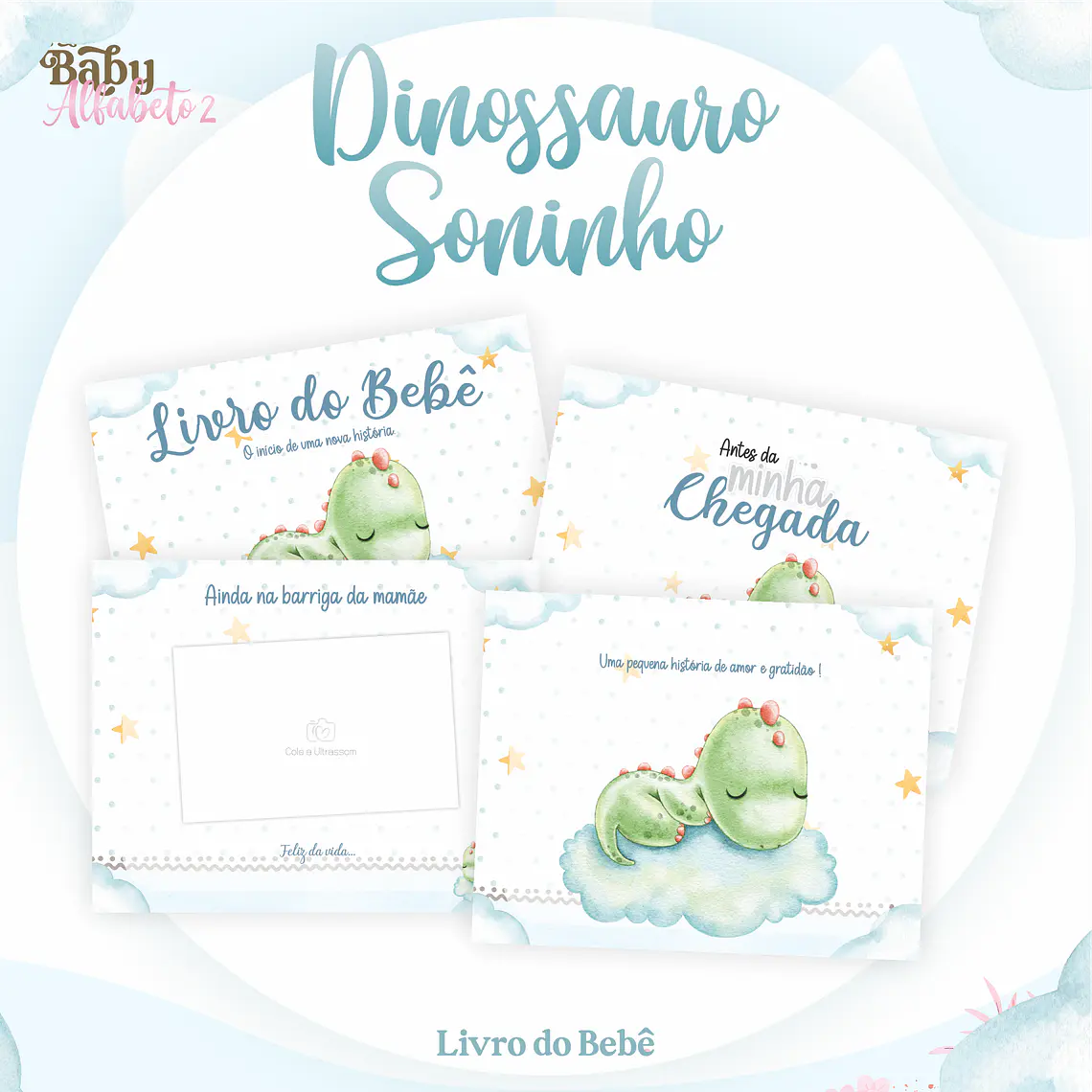 Arquivo Encadernação Baby Dinossauro Soninho 3
