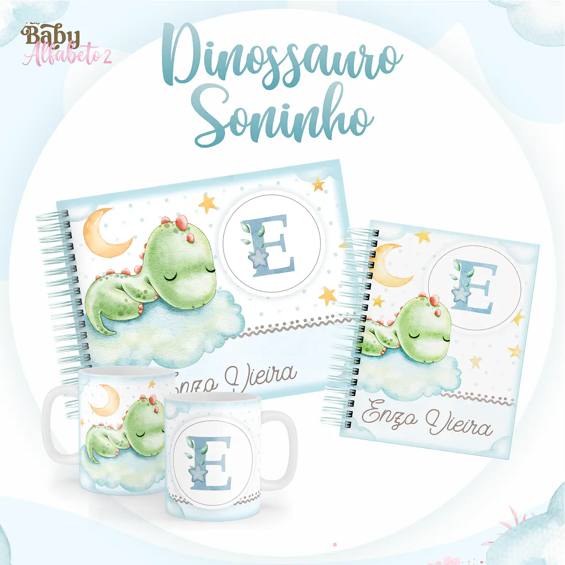 Arquivo Encadernação Baby Dinossauro Soninho 1