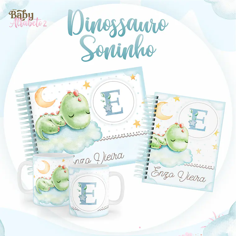 Arquivo Encadernação Baby Dinossauro Soninho 1