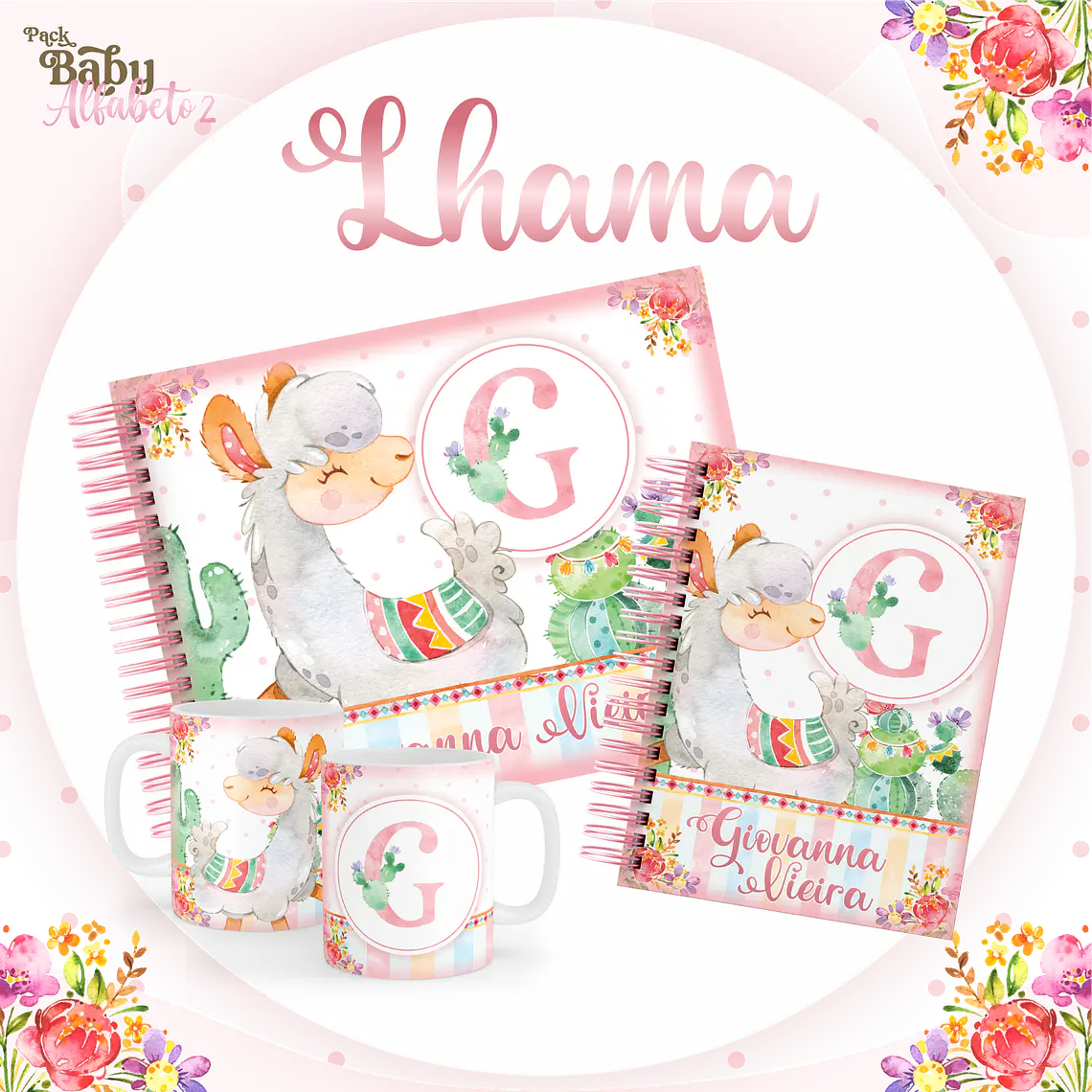 Arquivo Encadernação Baby Lhama 1