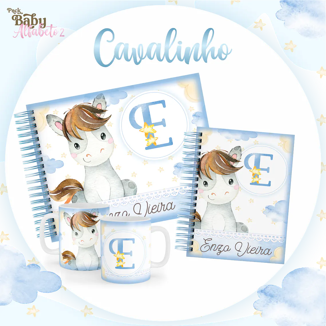 Arquivo Encadernação Baby Cavalinho 1