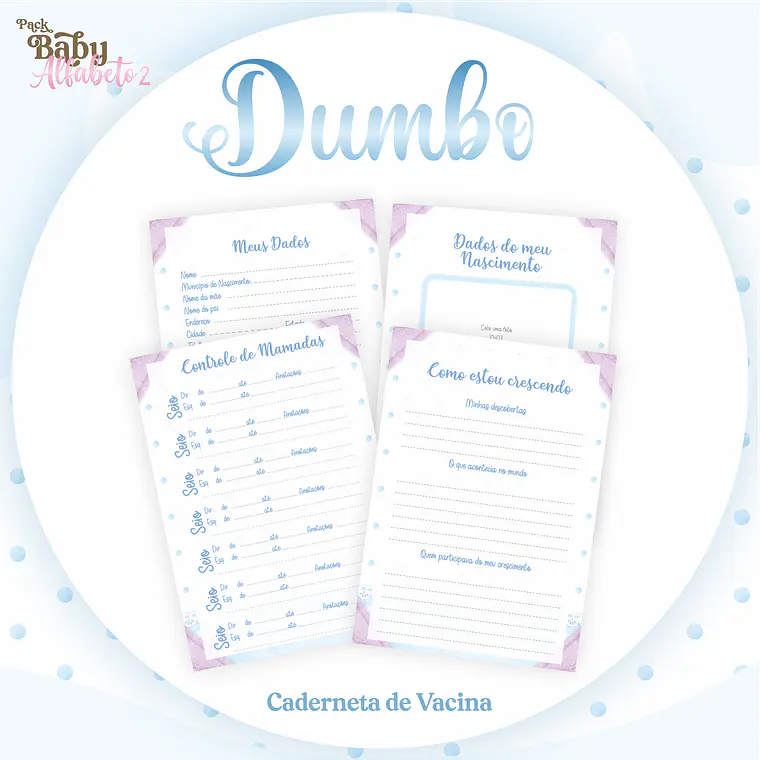 Arquivo Encadernação Baby Dumbo 2