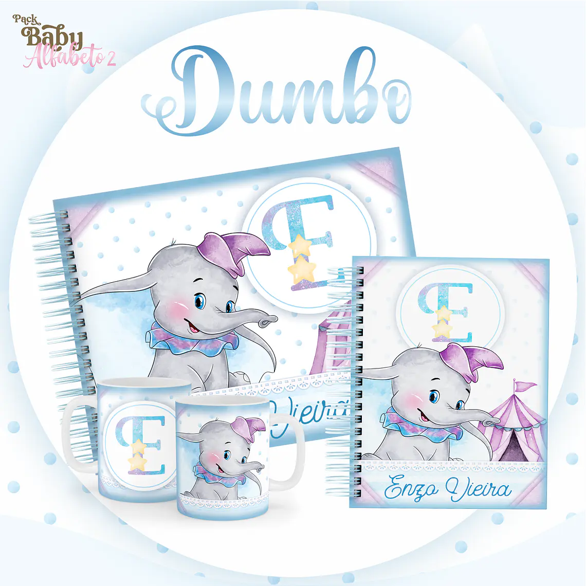 Arquivo Encadernação Baby Dumbo 1
