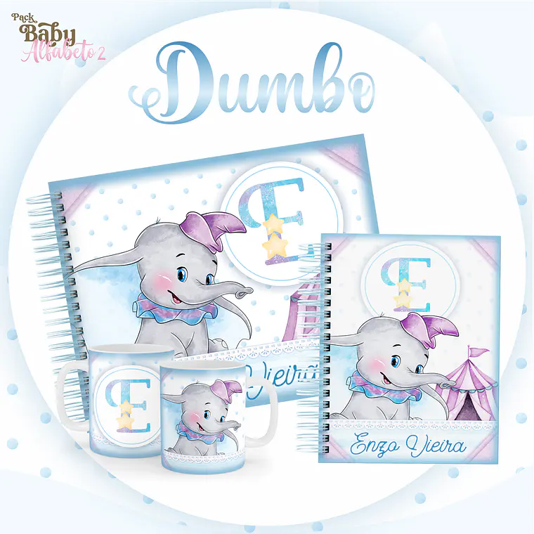 Arquivo Encadernação Baby Dumbo 1