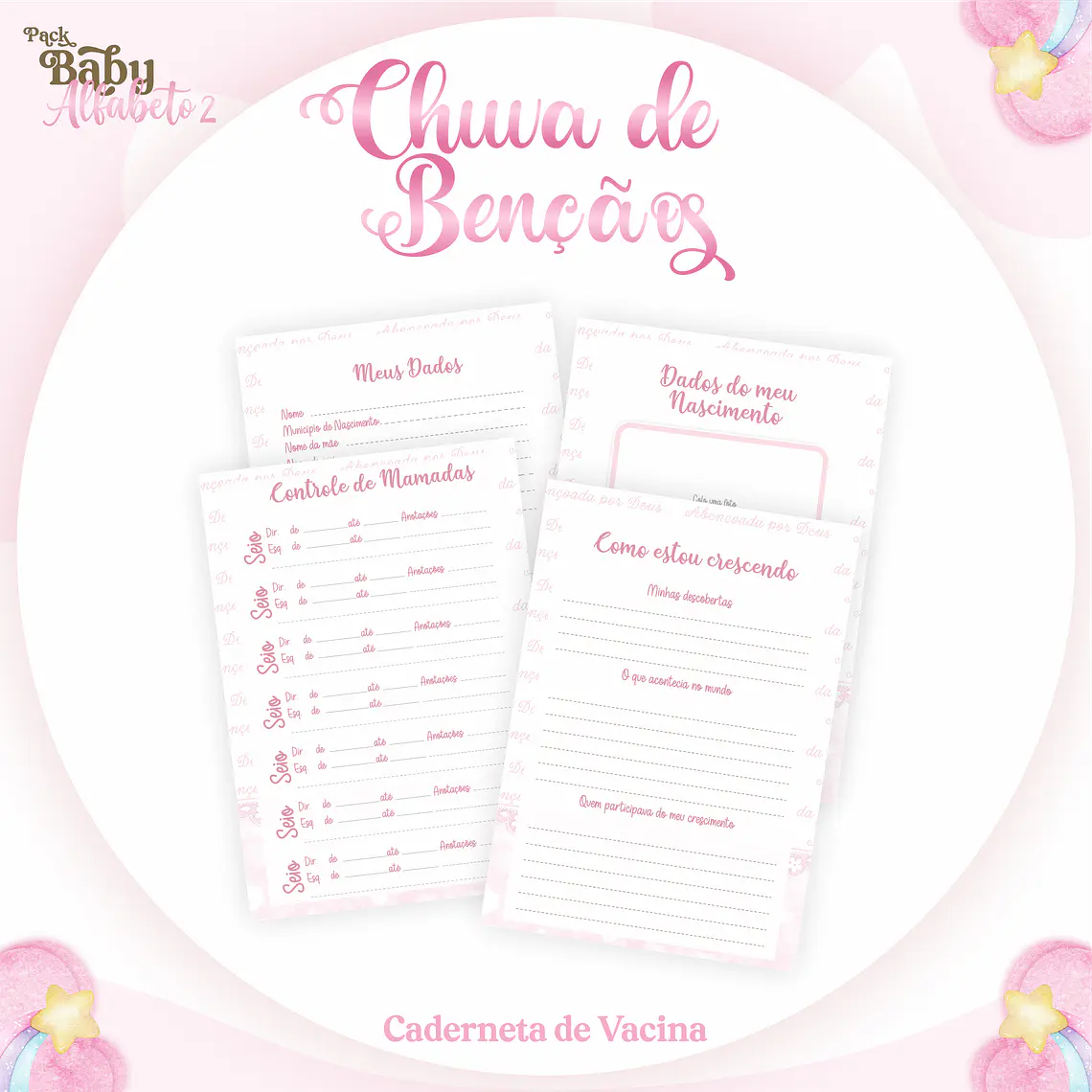 Arquivo Encadernação Baby Chuva de Benção 2