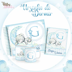 Arquivo Encadernação Baby Ursinho de Dormir