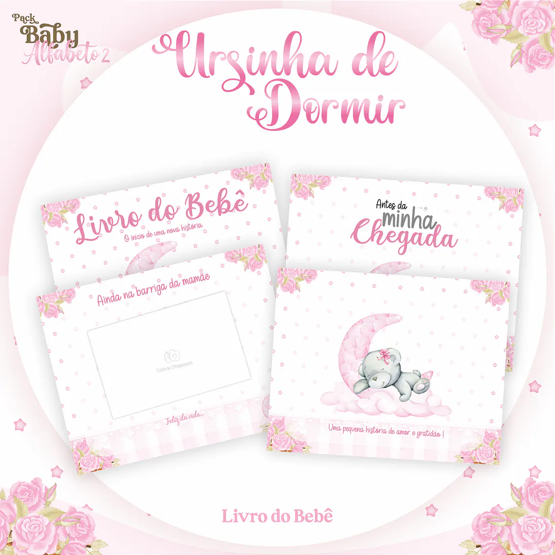 Arquivo Encadernação Baby Ursinha de Dormir 3