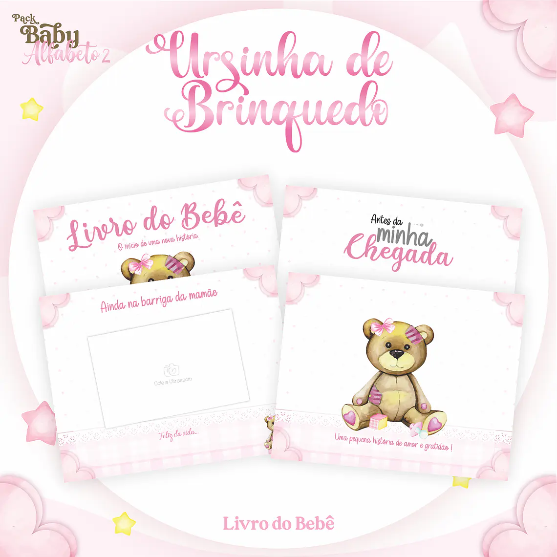 Arquivo Encadernação Baby Ursinha de Brinquedo  3