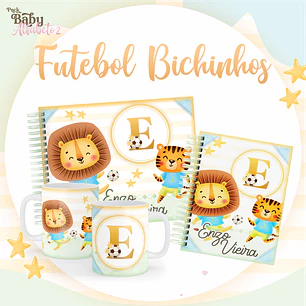 Arquivo Encadernação Baby Futebol Bichinhos