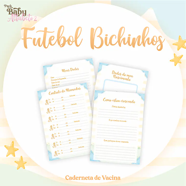Arquivo Encadernação Baby Futebol Bichinhos 3