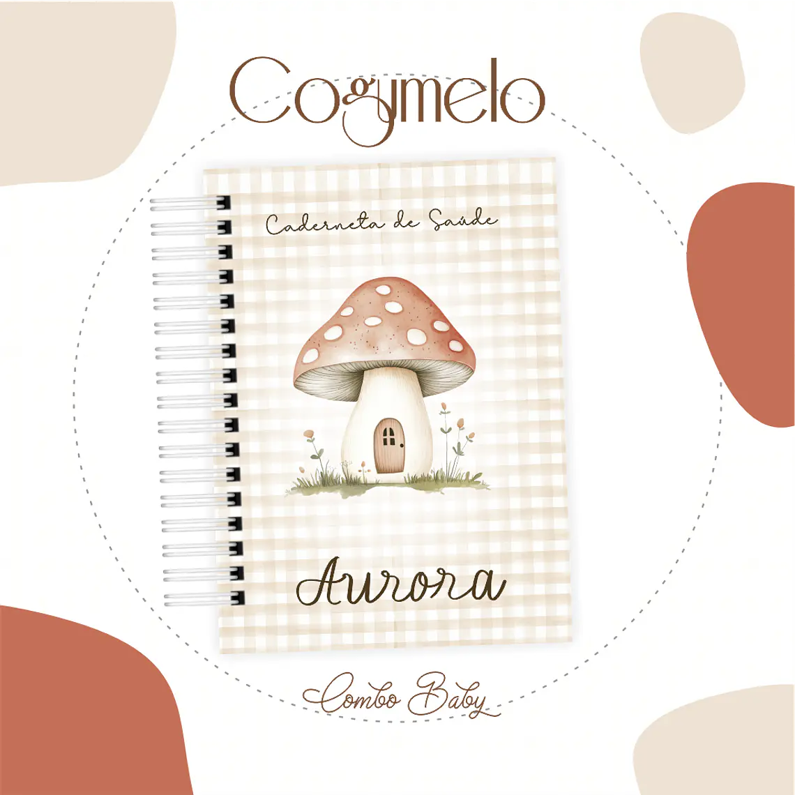 Arquivo Encadernação Baby Cogumelo 2