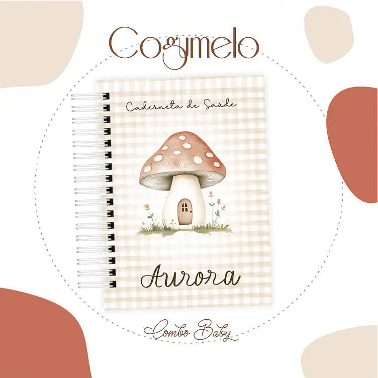 Arquivo Encadernação Baby Cogumelo 2