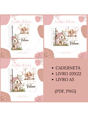 Arquivo Encadernação Baby Fadinha Helena
