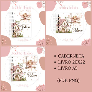 Arquivo Encadernação Baby Fadinha Helena