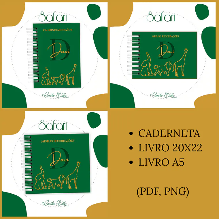 Arquivo Encadernação Baby Safari 1
