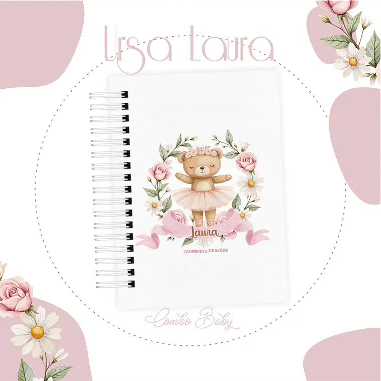 Arquivo Encadernação Baby Ursa Laura 2