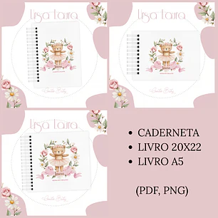 Arquivo Encadernação Baby Ursa Laura