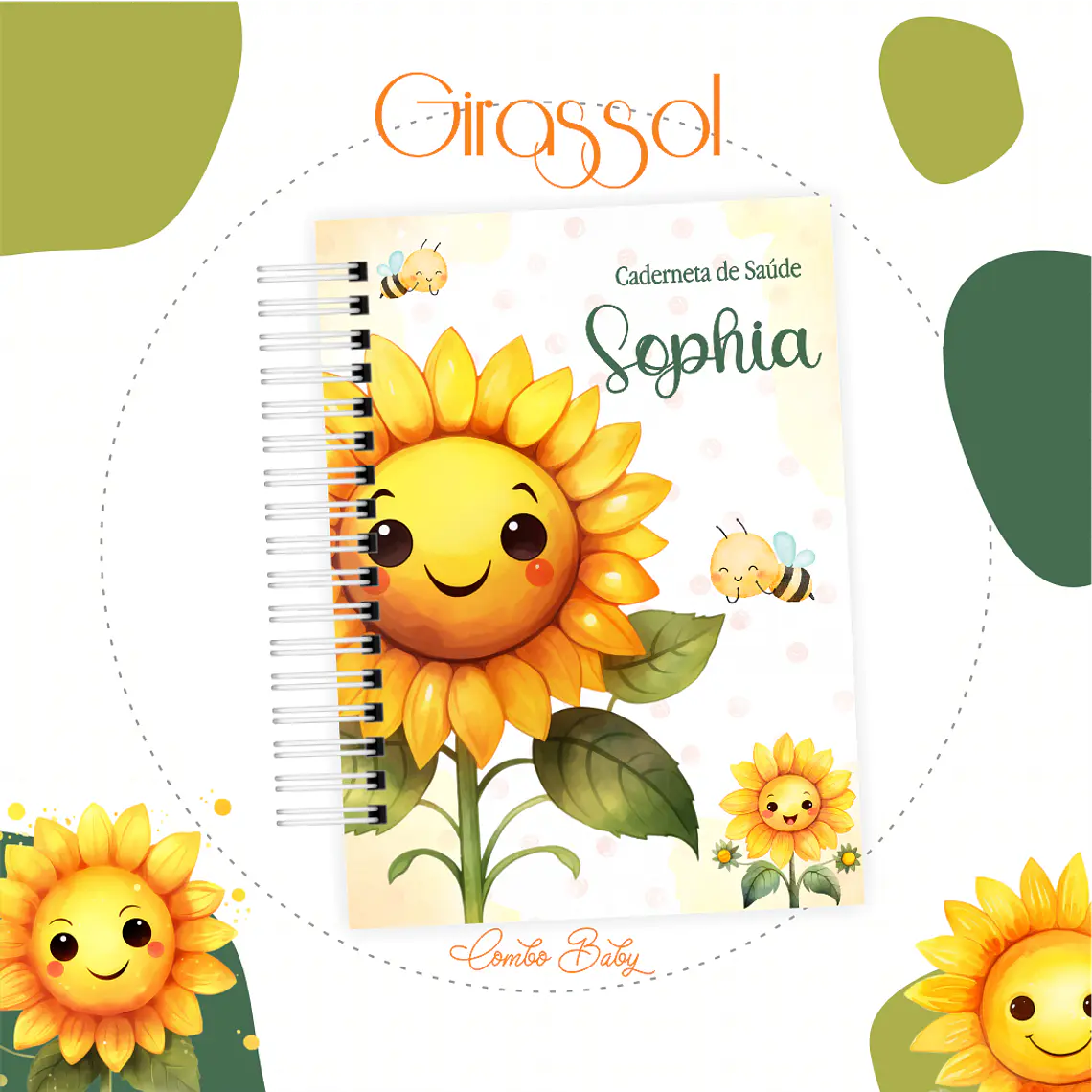 Arquivo Encadernação Baby Girassol 2