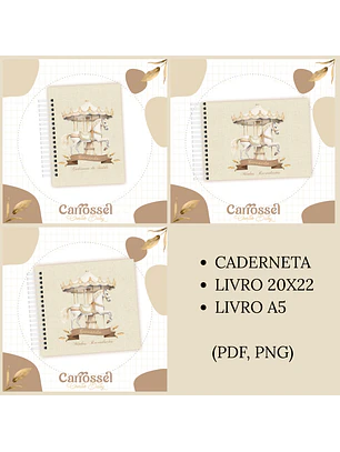 Arquivo Encadernação Baby Carrossel 