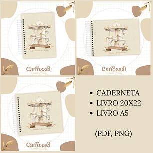 Arquivo Encadernação Baby Carrossel 