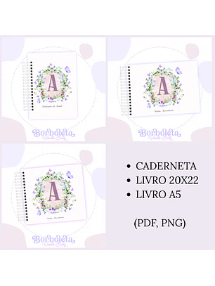 Arquivo Encadernação Baby Borboleta