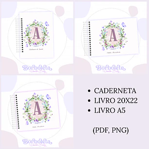 Arquivo Encadernação Baby Borboleta