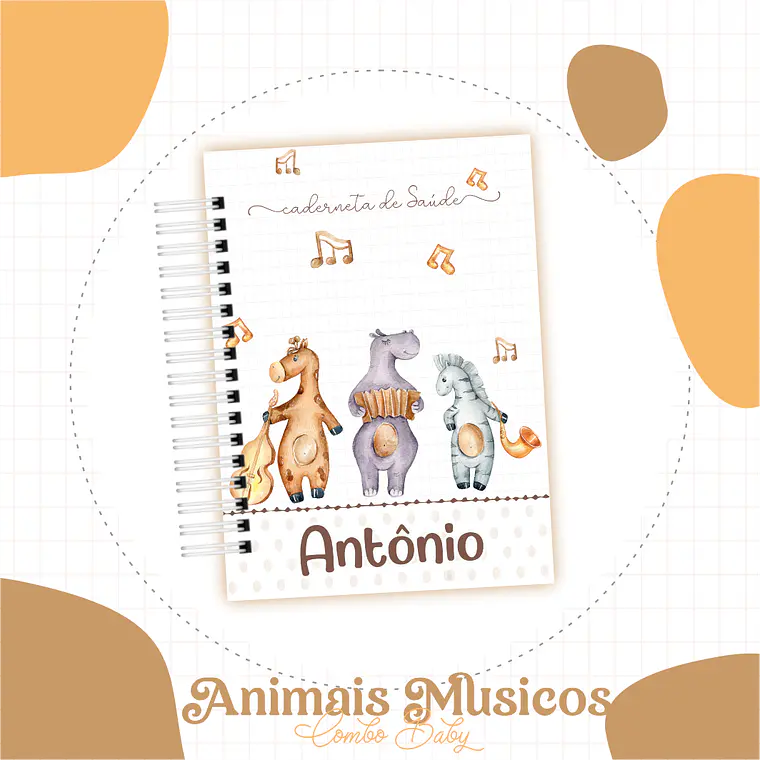 Arquivo Encadernação Baby Animais Músicos 2