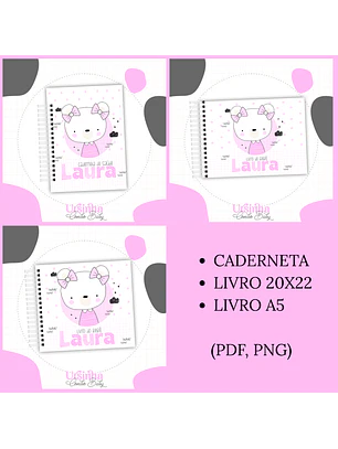 Arquivo Encadernação Baby Ursinha