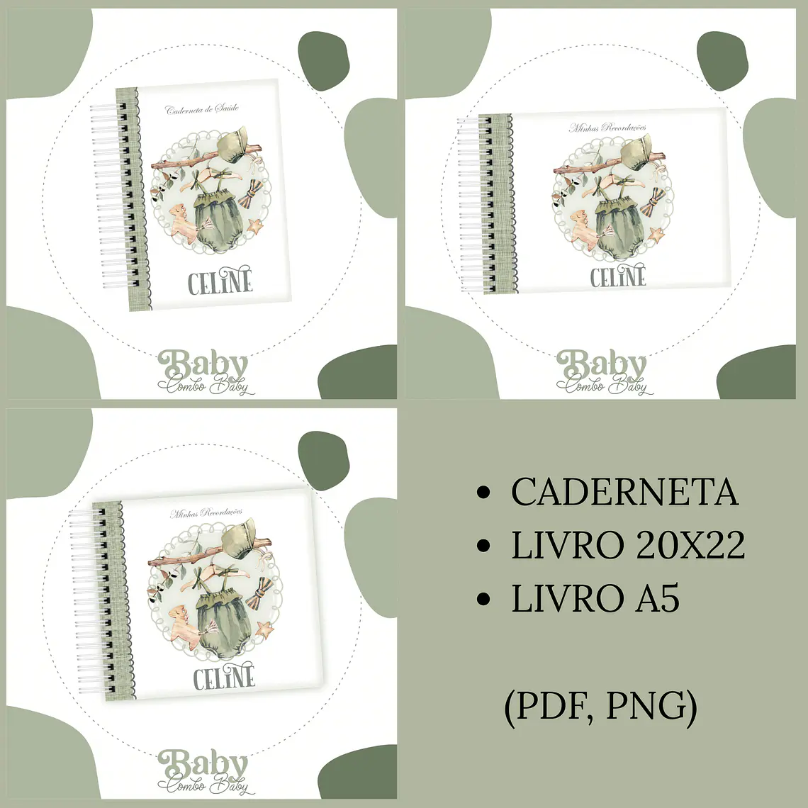 Arquivo Encadernação Baby Menina 1