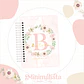Arquivo Encadernação Baby Floral Minimalista - Thumbnail 2