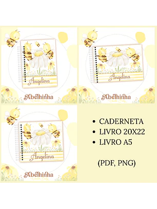 Arquivo Encadernação Baby Abelhinha