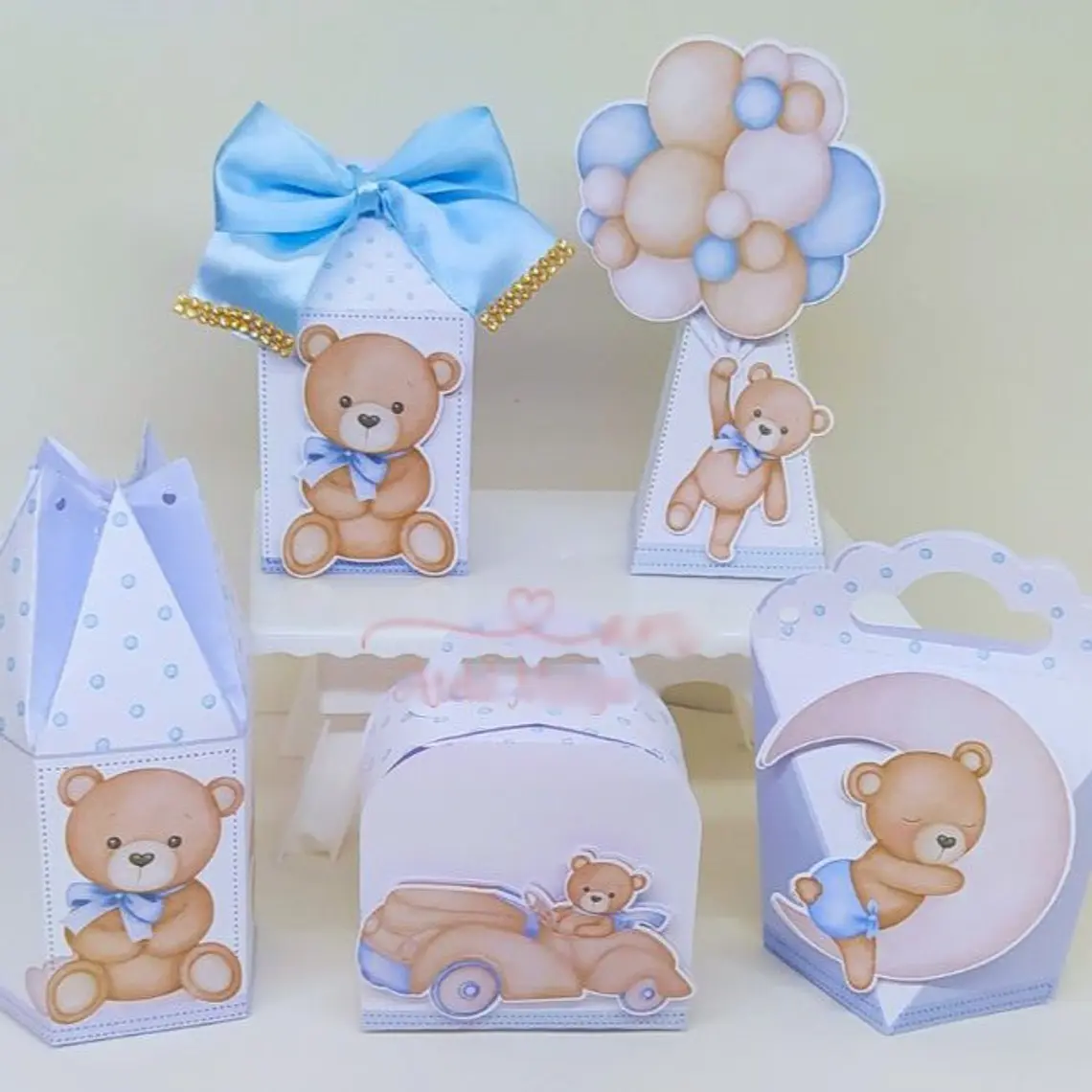 Arquivo de Corte Chá de bebê Ursinho 1