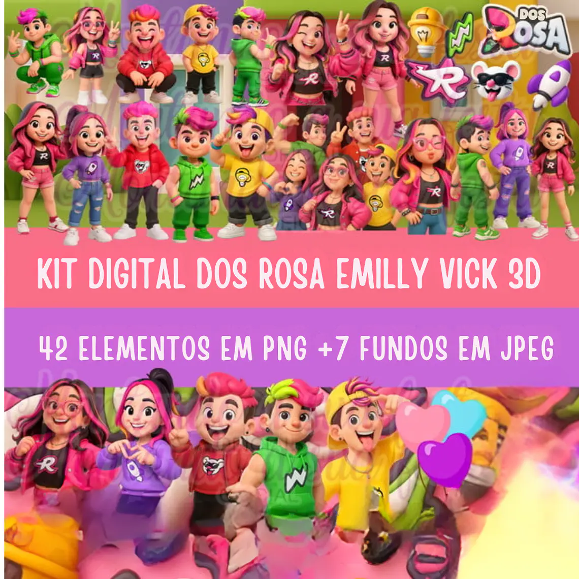 Combo de Arquivos dos Rosas  4