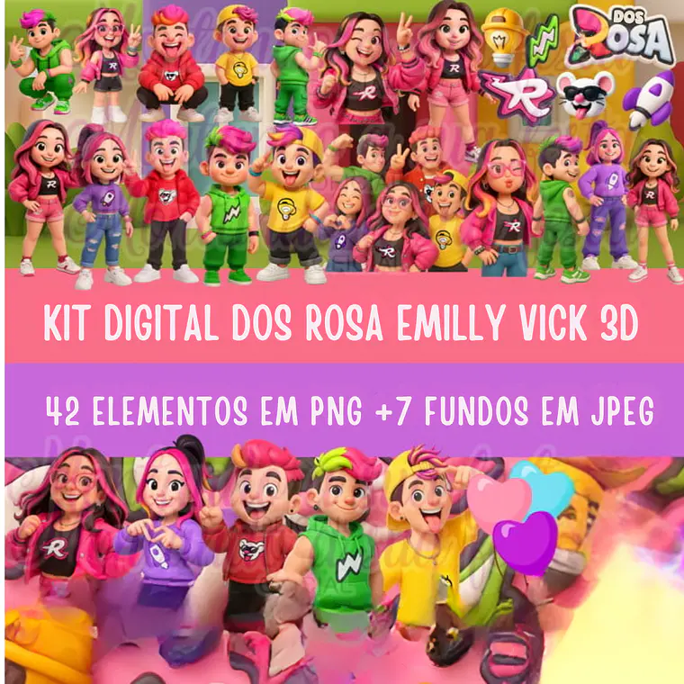 Combo de Arquivos dos Rosas  4