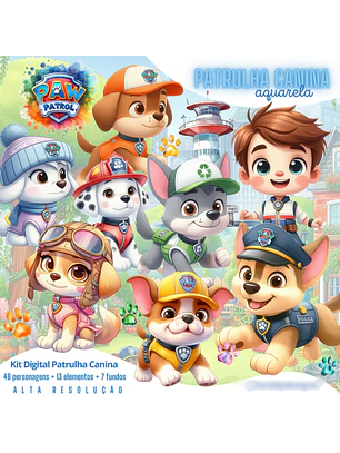 Kit Digital Patrulha Canina 
