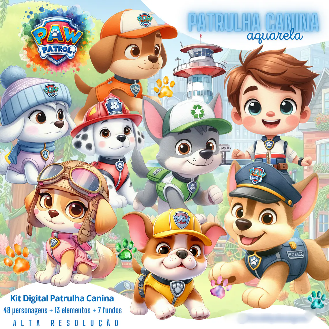 Kit Digital Patrulha Canina  1