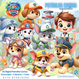 Kit Digital Patrulha Canina 