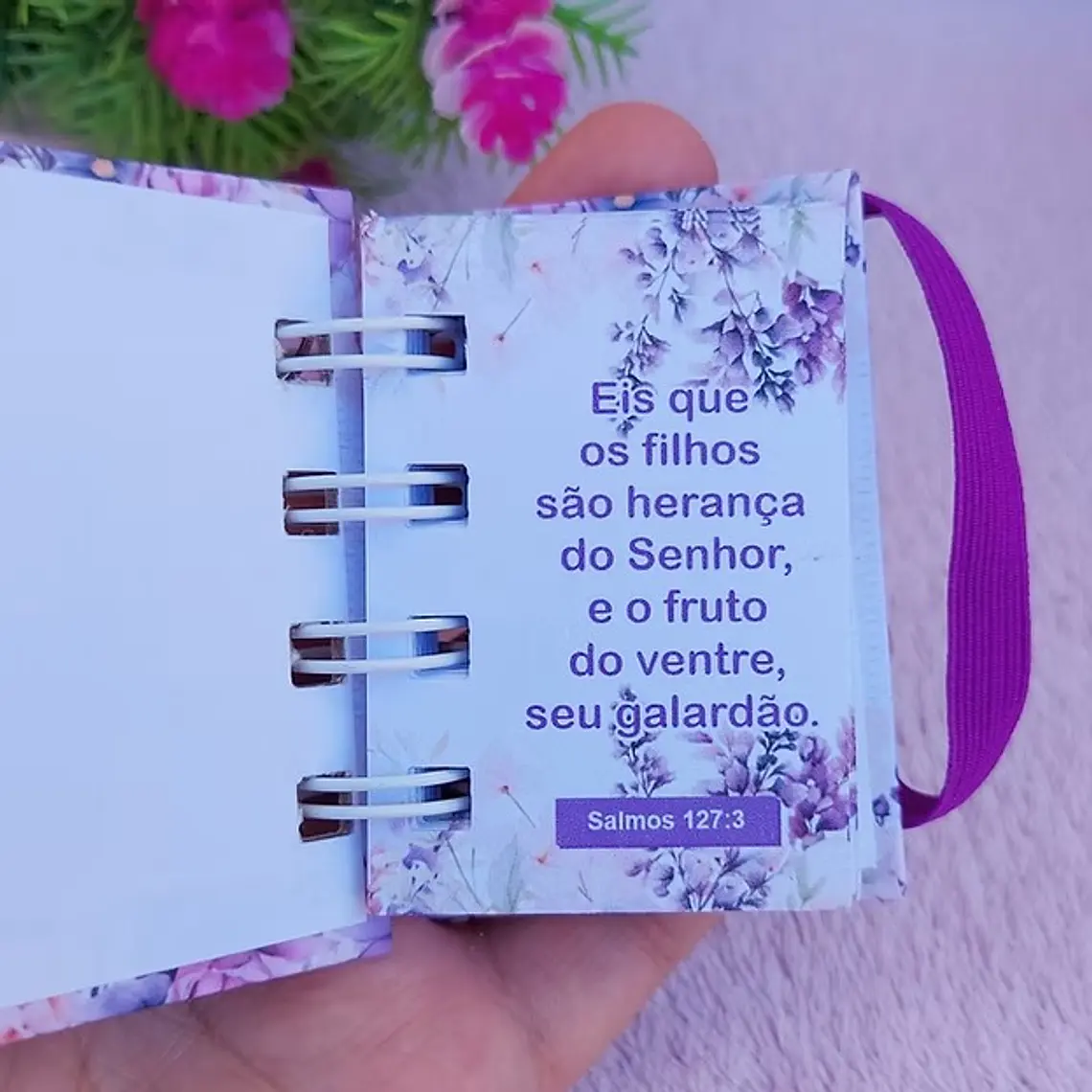 Combo Arquivos Mini Bíblia Chaveiro Dia das Mães 3