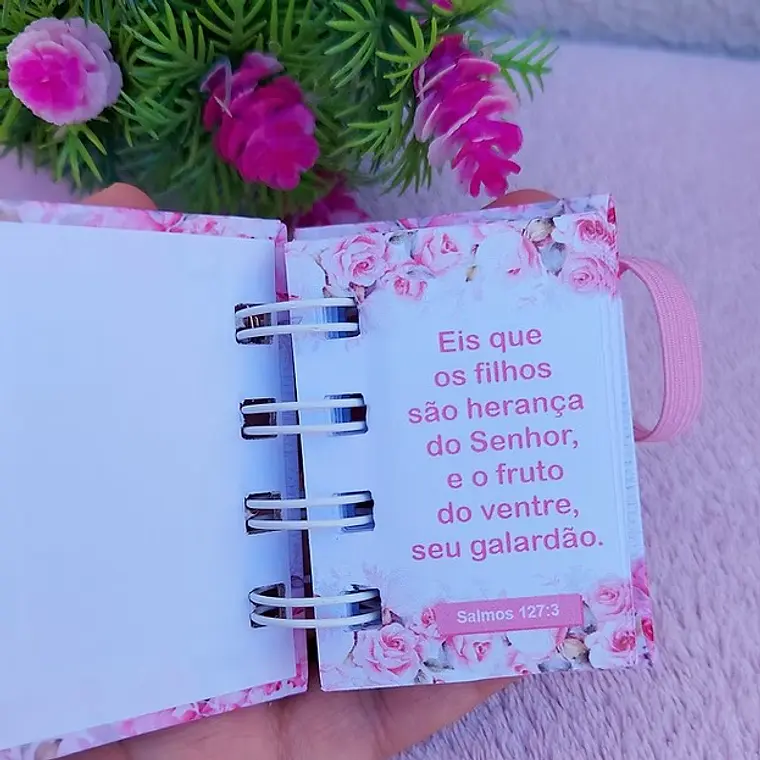 Combo Arquivos Mini Bíblia Chaveiro Dia das Mães 7
