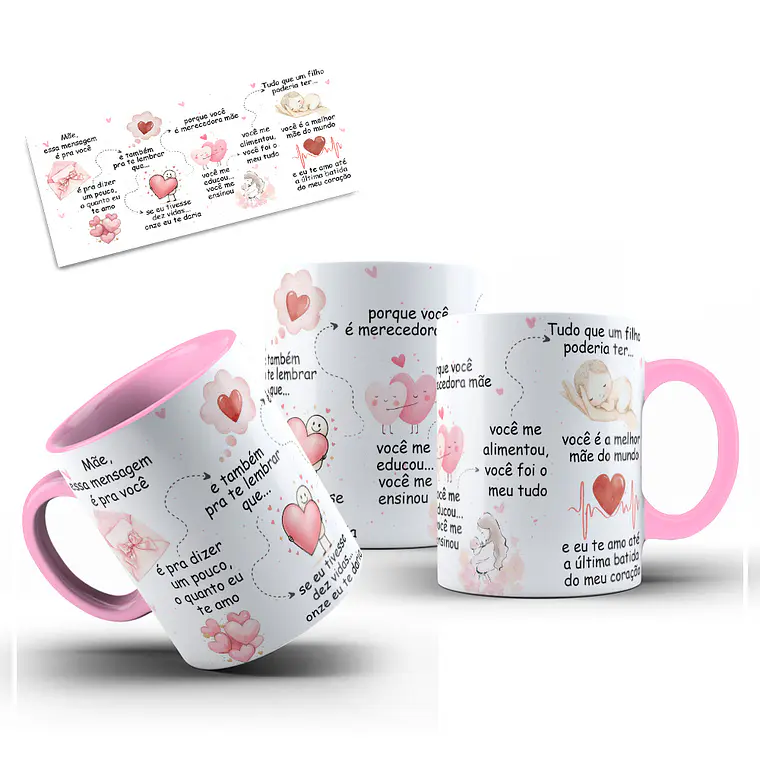 Arte Caneca Dia Das Mães 2