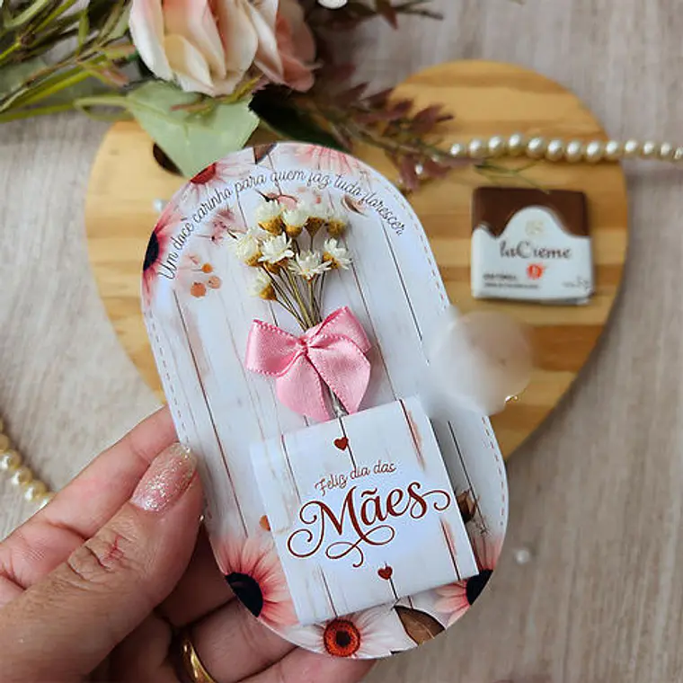 Arquivo Cartão Flor Cacau Show - Mãe  1