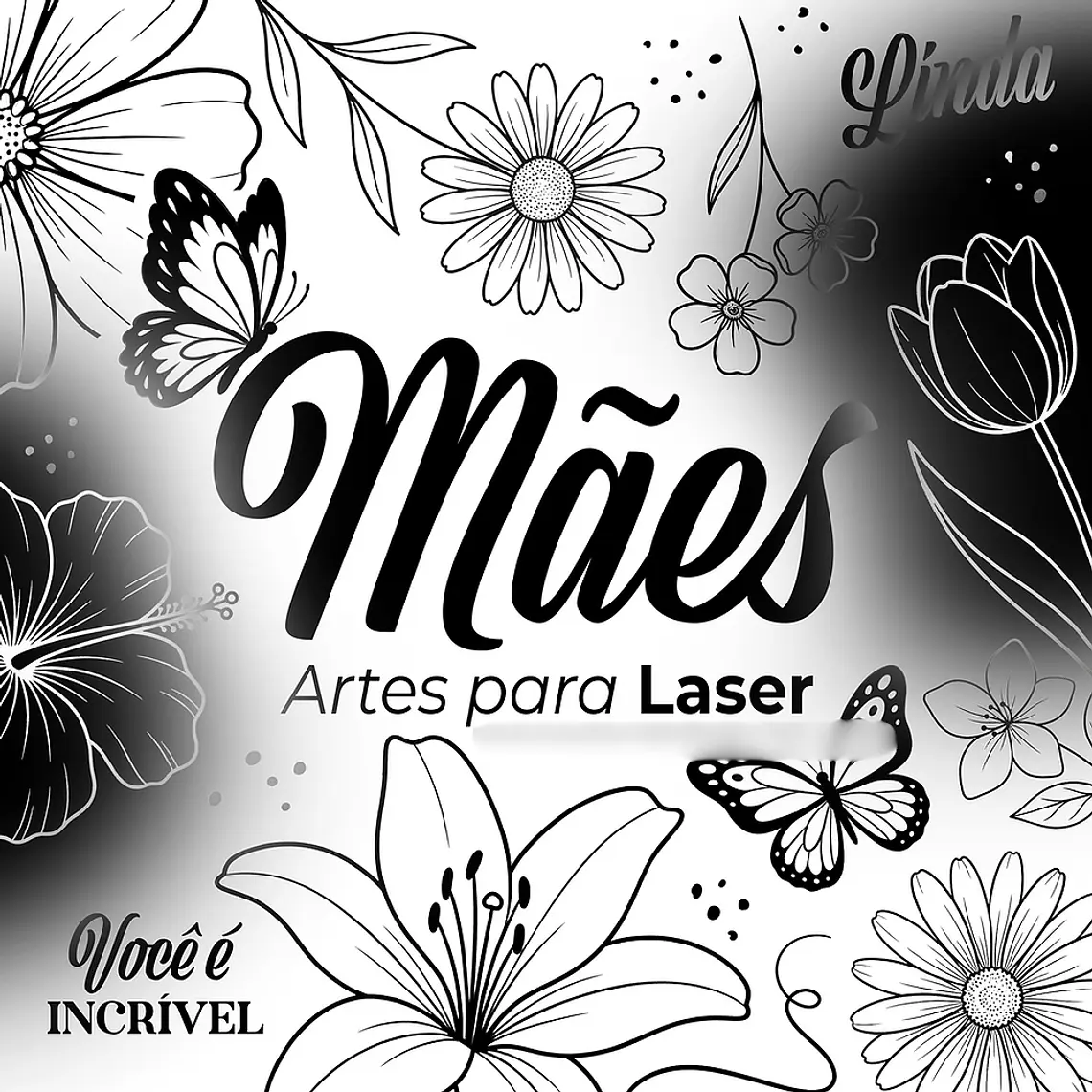 Artes para Laser - Coleção Mães  1