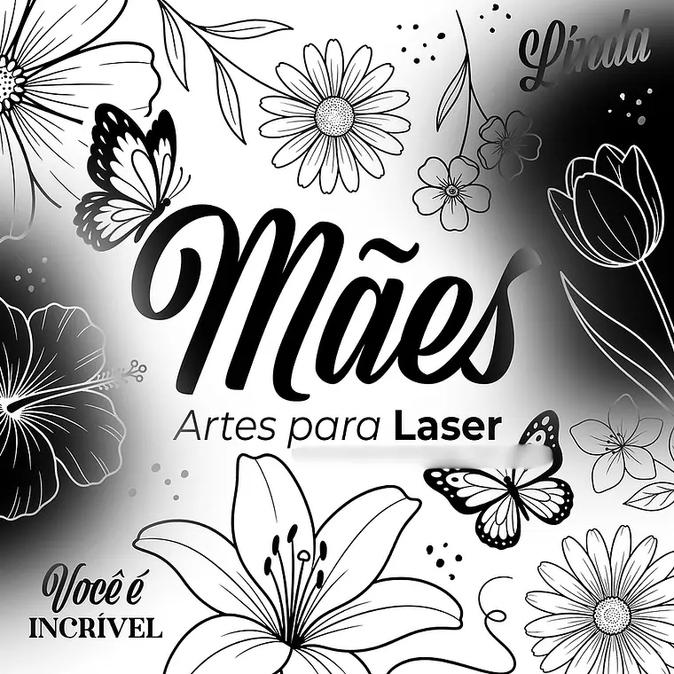 Artes para Laser - Coleção Mães  1