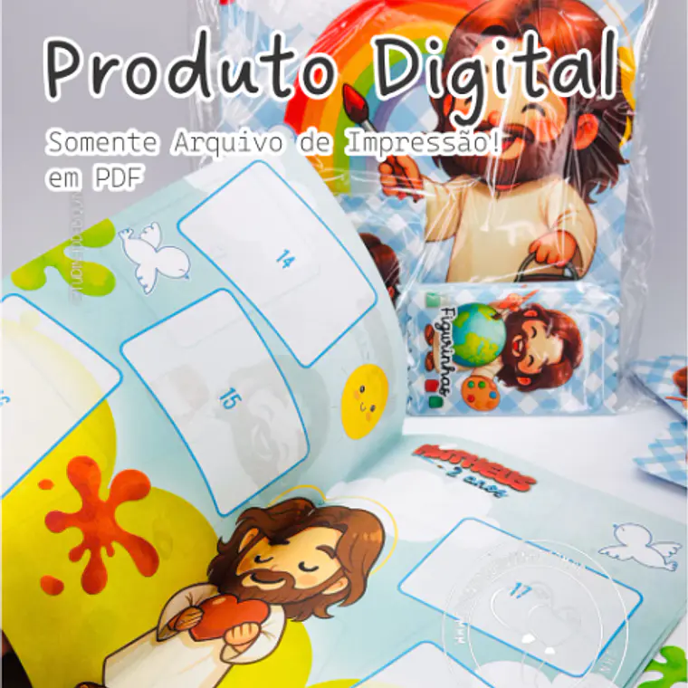 Arquivo Digital Álbum de figurinhas Jesus 1