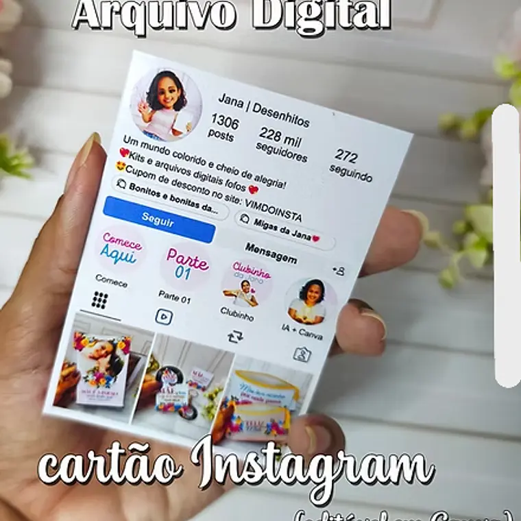 Arquivo Digital Cartão Instagram 1