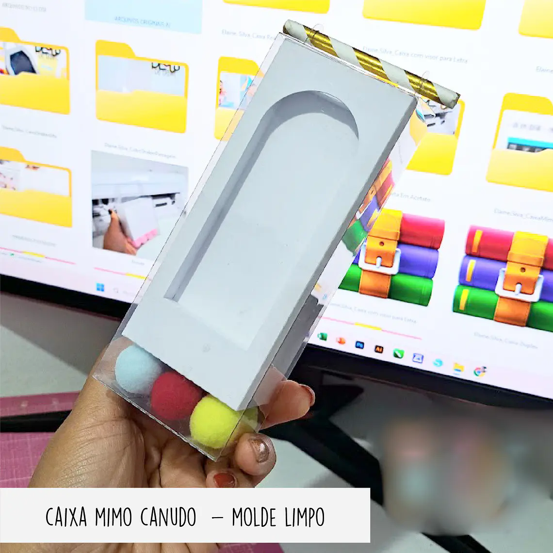 Molde Limpo Caixa Mimo Canudo  1