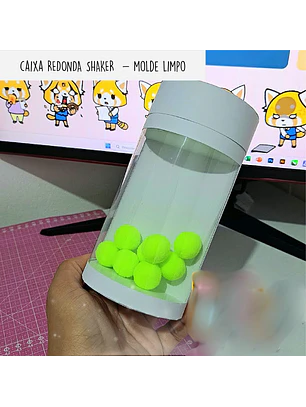 Molde Limpo Caixa Redonda Shake