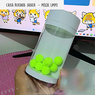 Molde Limpo Caixa Redonda Shake