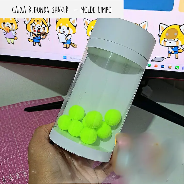 Molde Limpo Caixa Redonda Shake 1